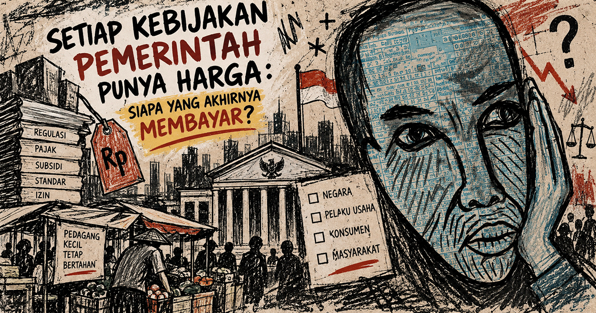 Setiap Kebijakan Pemerintah Punya Harga: Siapa yang Akhirnya Membayar?
