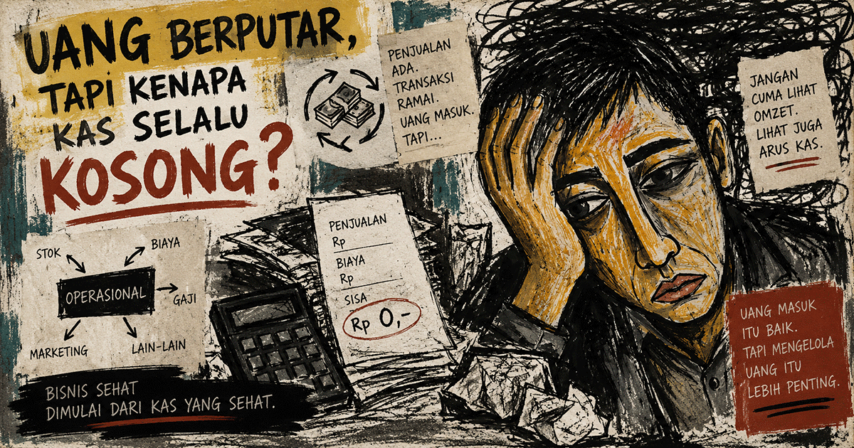 “Uang Berputar, Tapi Kenapa Kas Selalu Kosong?”