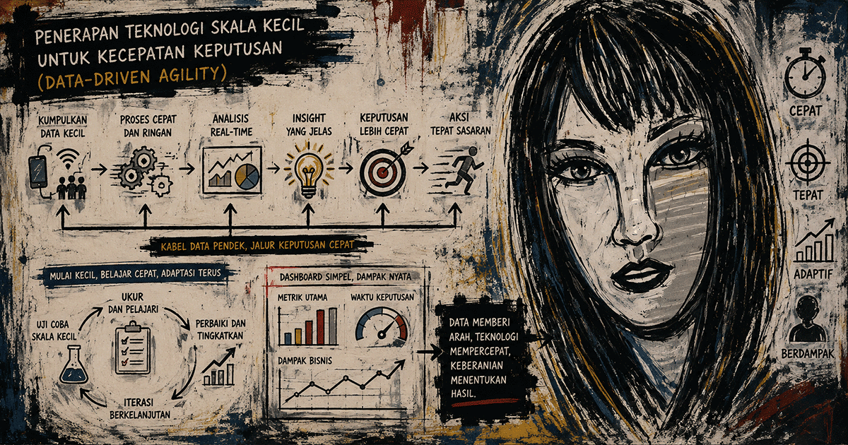 Penerapan Teknologi Skala Kecil untuk Kecepatan Keputusan (Data-Driven Agility)