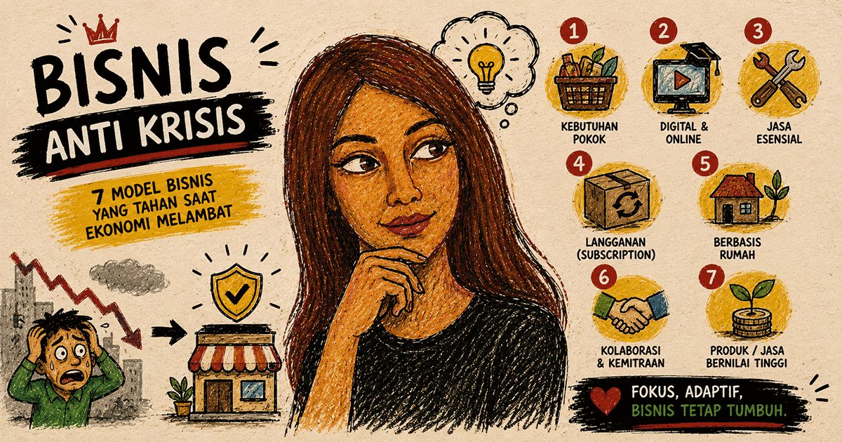 Bisnis Anti Krisis: 7 Model Bisnis yang Terbukti Lebih Tahan Saat Ekonomi Melambat