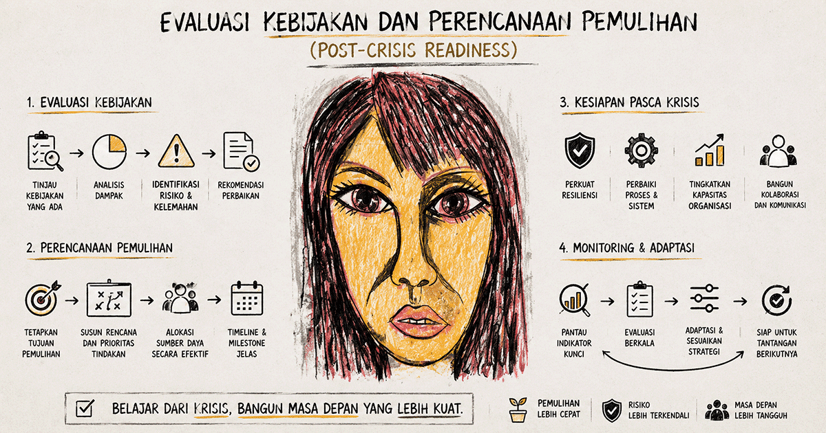 Evaluasi Kebijakan dan Perencanaan Pemulihan (Post-Crisis Readiness)