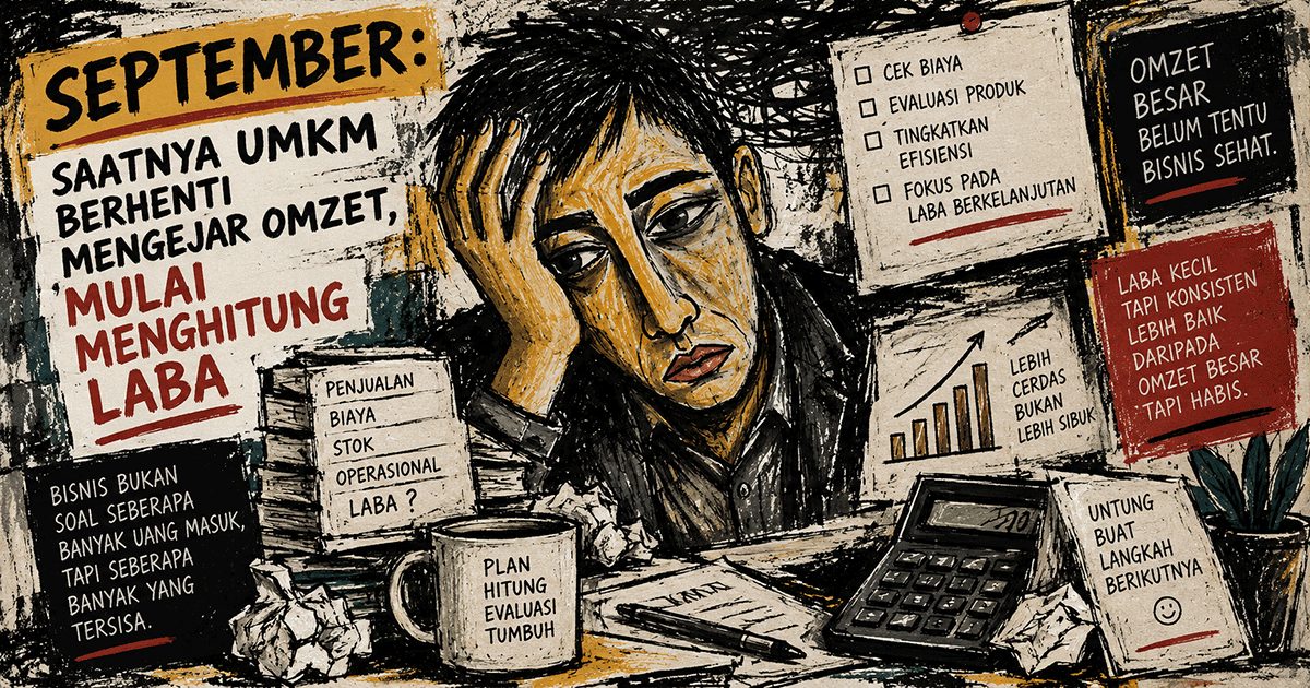 “September: Saatnya UMKM Berhenti Mengejar Omzet, Mulai Menghitung Laba”