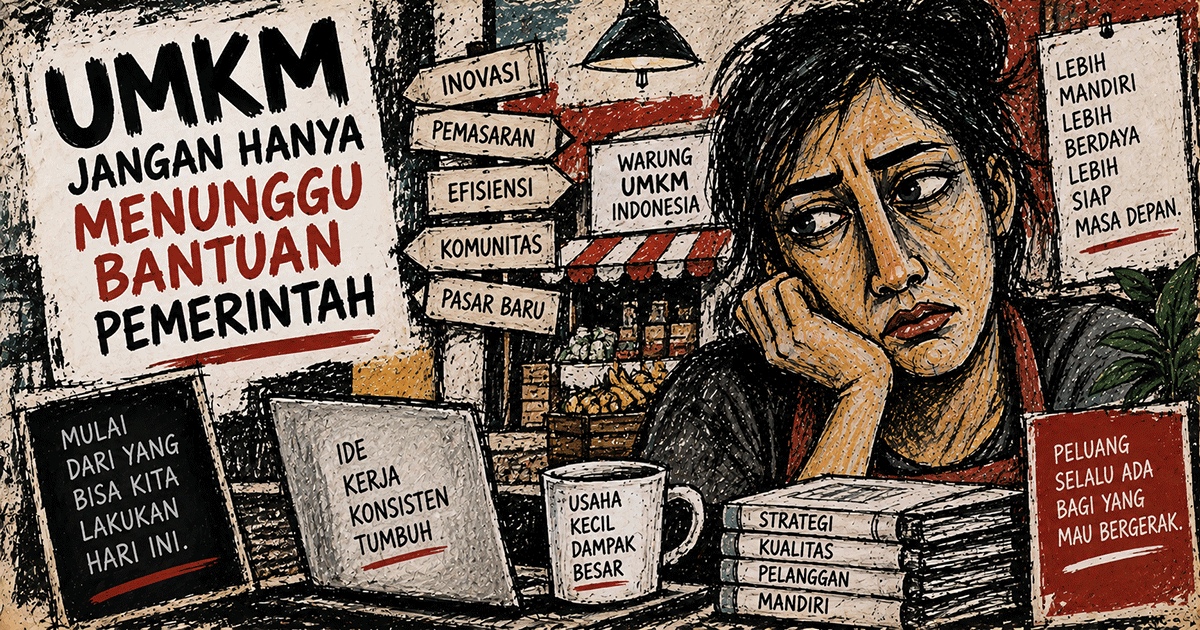 UMKM Jangan Hanya Menunggu Bantuan Pemerintah