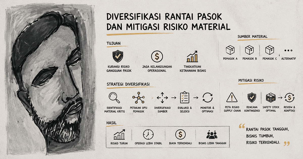 Diversifikasi Rantai Pasok dan Mitigasi Risiko Material