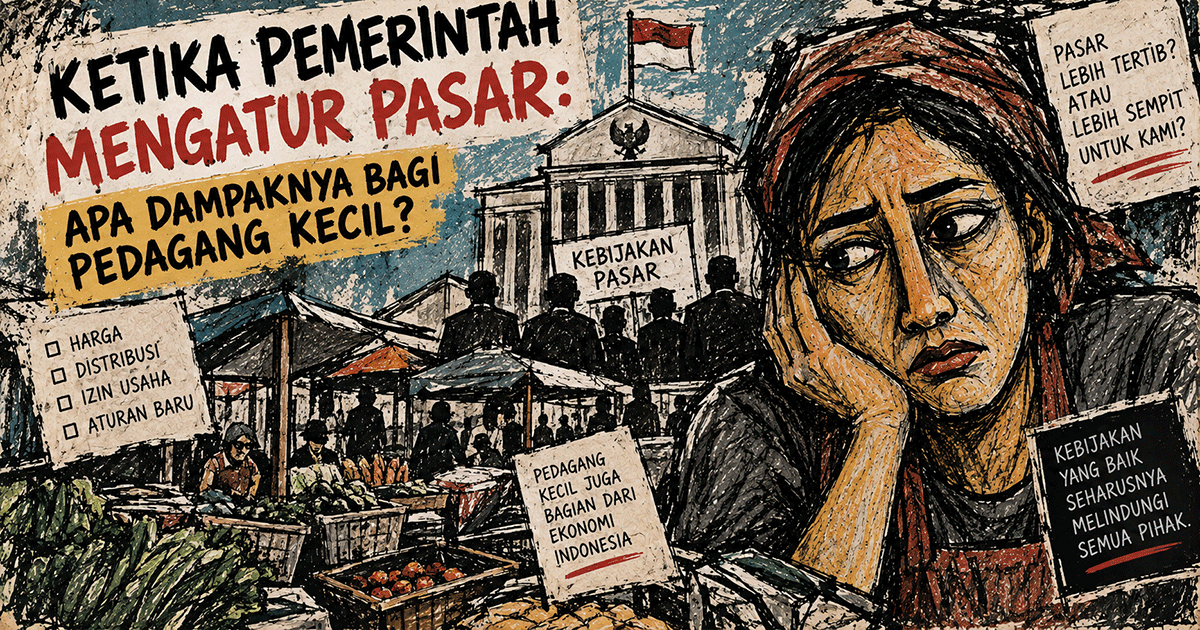 Ketika Pemerintah Mengatur Pasar: Apa Dampaknya bagi Pedagang Kecil?