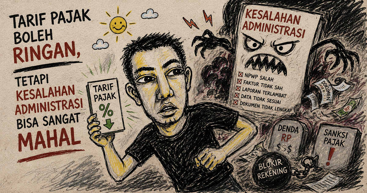 Tarif Pajak Boleh Ringan, Tetapi Kesalahan Administrasi Bisa Sangat Mahal