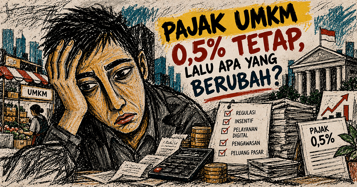 “Pajak UMKM 0,5% Tetap, Lalu Apa yang Berubah?”