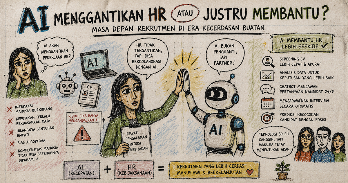 AI menggantikan HR atau Justru membantu? Masa Depan Rekrutmen di Era Kecerdasan Buatan