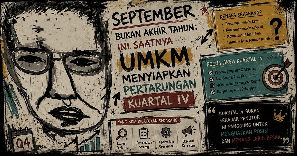 “September Bukan Akhir Tahun: Ini Saatnya UMKM Menyiapkan Pertarungan Kuartal IV”