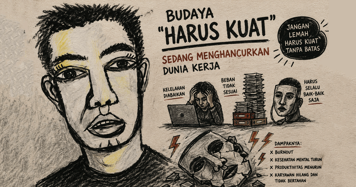 Budaya 'Harus Kuat' Sedang Menghancurkan Dunia Kerja