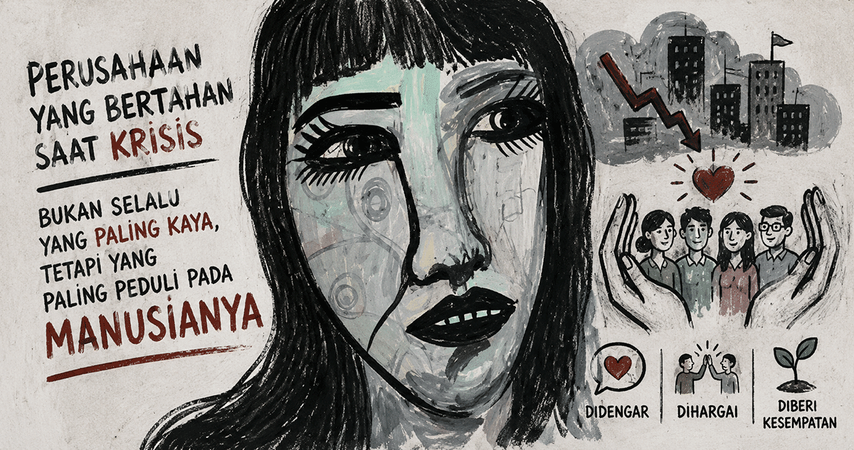 Perusahaan yang Bertahan Saat Krisis Bukan Selalu yang Paling Kaya, Tetapi yang Paling Peduli pada Manusianya